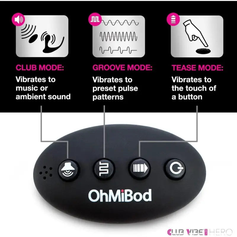 Experience Ultimate Pleasure with OhMiBod Club Vibe Hero’s Stimulating Curved Design