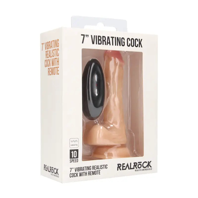 Experience Ultimate Pleasure with the 7 Inch Vibrating Realistic Cock