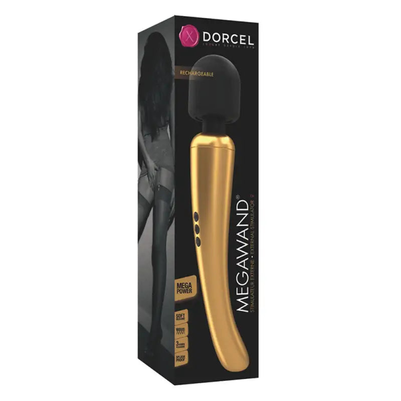 Experience Ultimate Pleasure with the Dorcel Rechargeable Mega Wand Gold