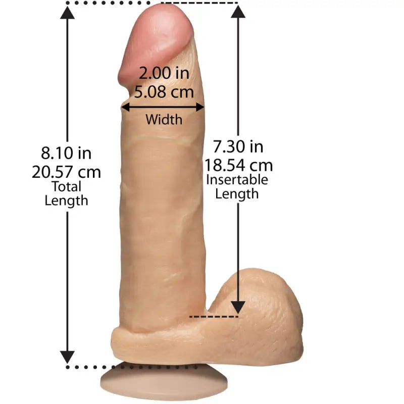 Experience Ultimate Pleasure with the Flesh Pink Realistic Cock Dildo
