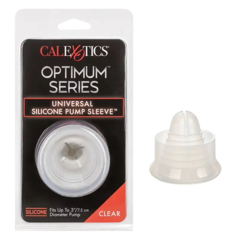 Experience Ultimate Pleasure with the Optimum Series Universal Silicone Pump Sleeve