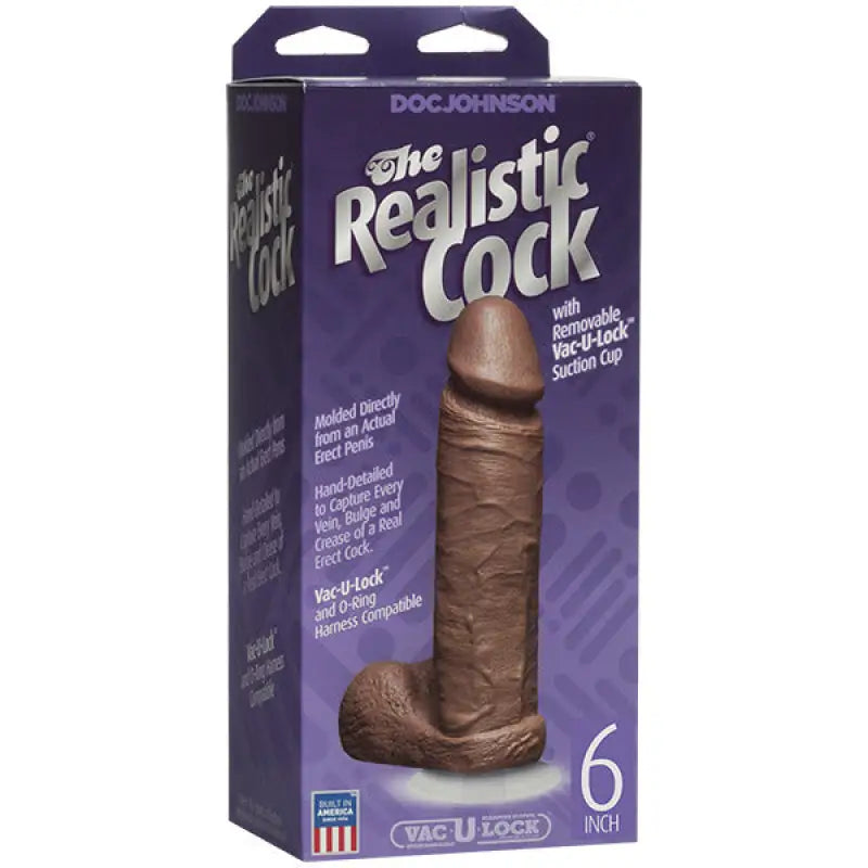 Experience Ultimate Pleasure with the Realistic Flesh Brown Dildo