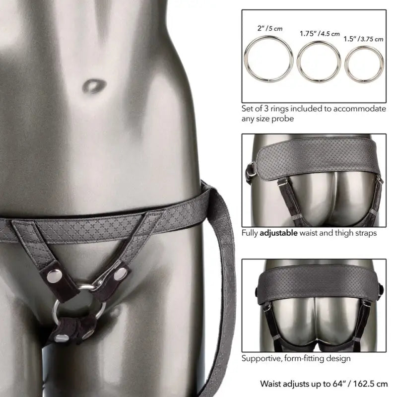 Experience Ultimate Pleasure with the Royal Vibrating Set Crotchless