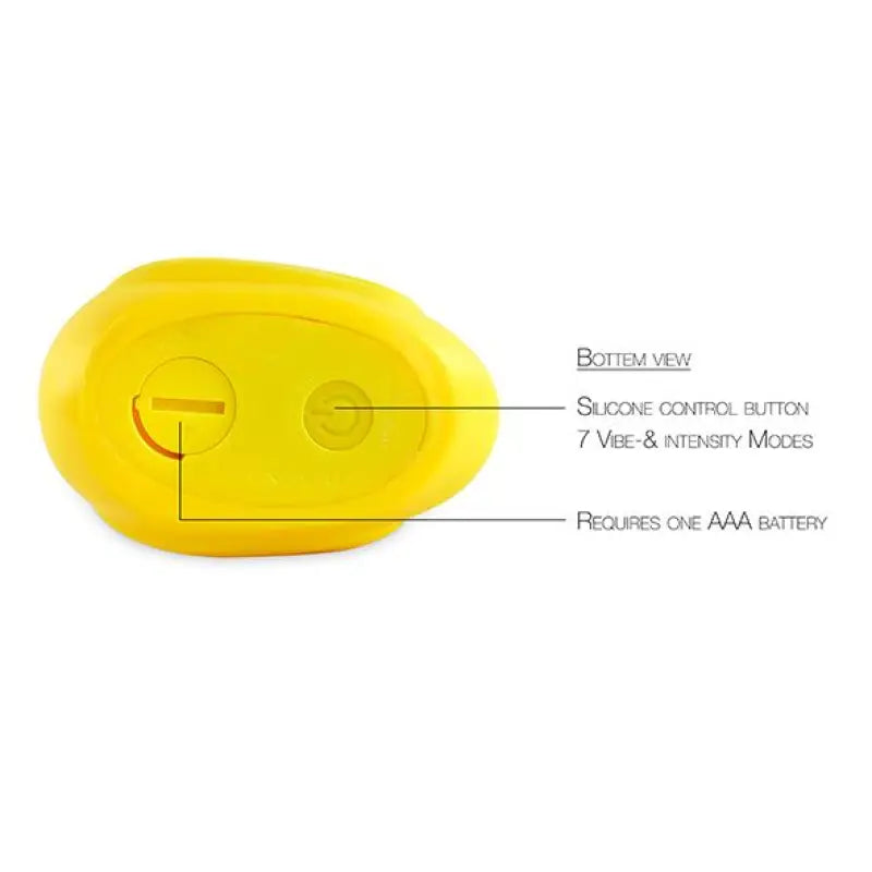 Experience Ultimate Relaxation with Classic Massager Yellow and Waterproof Vibes