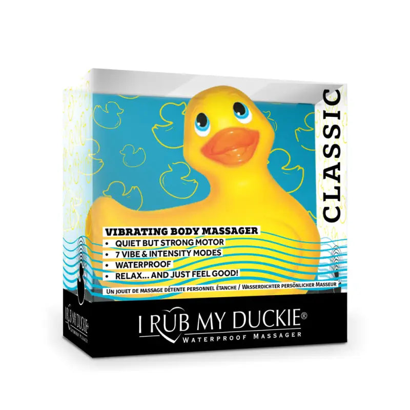 Experience Ultimate Relaxation with Classic Massager Yellow and Waterproof Vibes