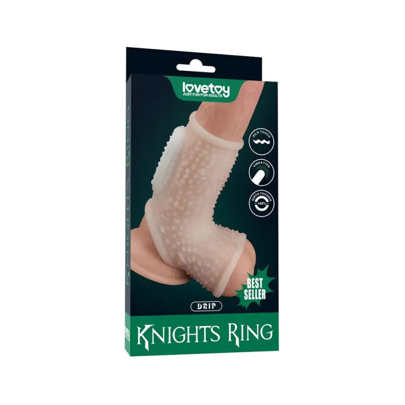 Experience Unmatched Pleasure with Lovetoy Drip Knights Vibrating Sleeve