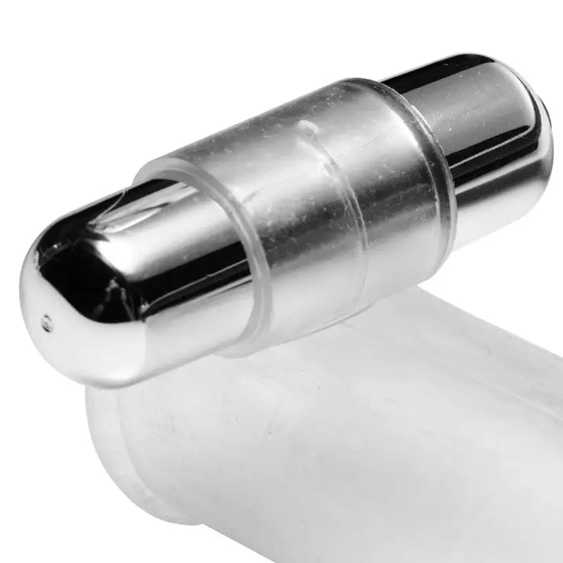 Experience Unmatched Pleasure with Size Matters Clear Vibrating Penis Sleeve
