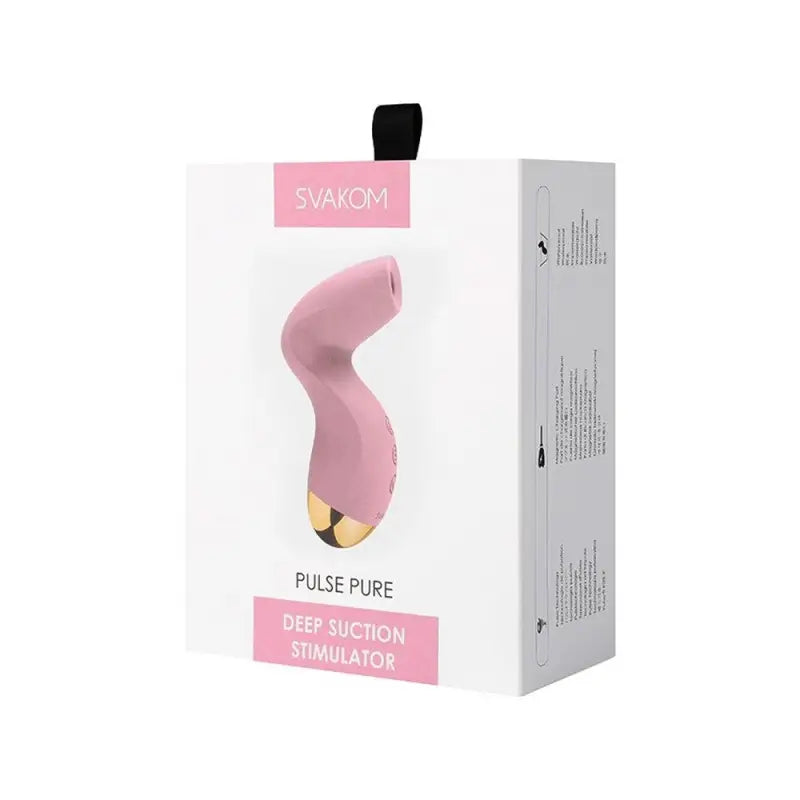 Experience Unmatched Pleasure with Svakom Pulse Pure Deep Suction Stimulator