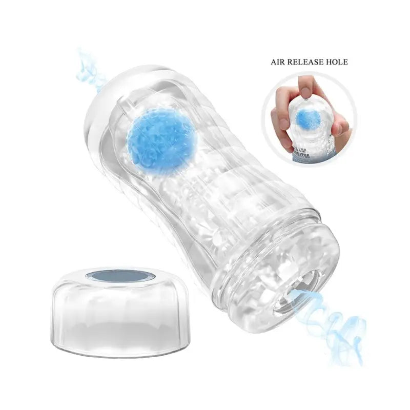 Experience Unmatched Pleasure with the Blue Vacuum Masturbator