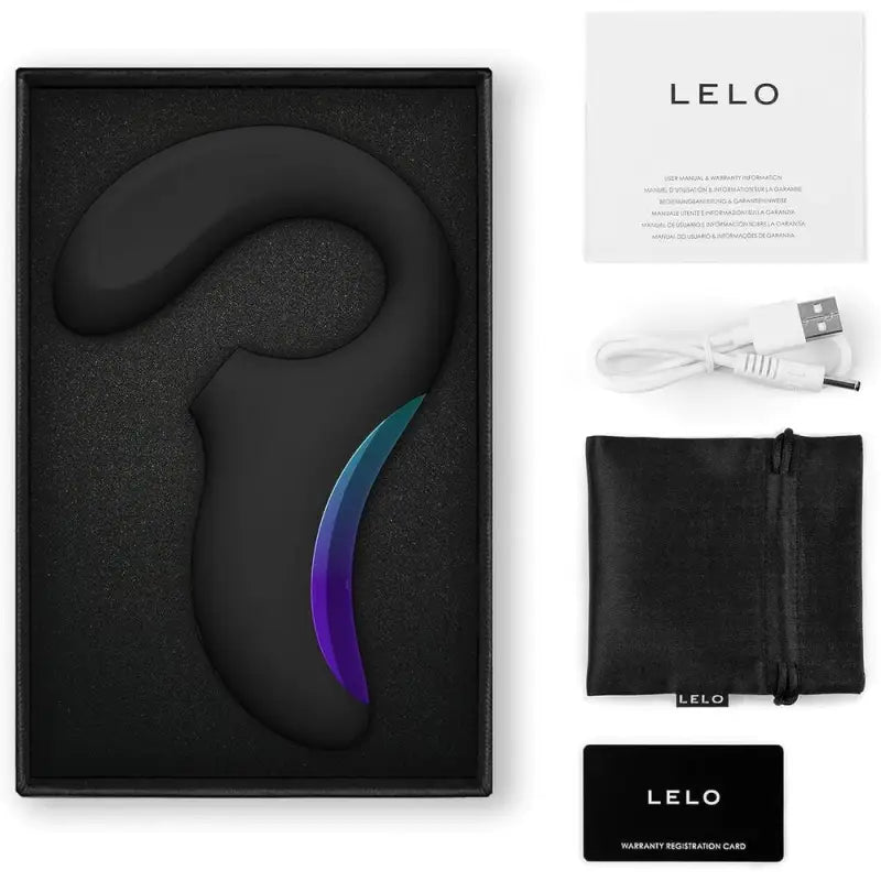Experience Unmatched Pleasure with the Lelo Enigma Dual Massager Black