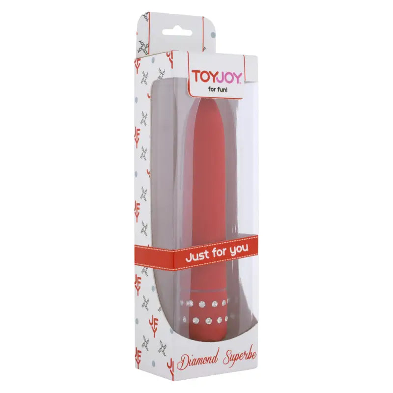 Experience Unmatched Pleasure with ToyJoy Diamond Red Superbe Mini Vibrator