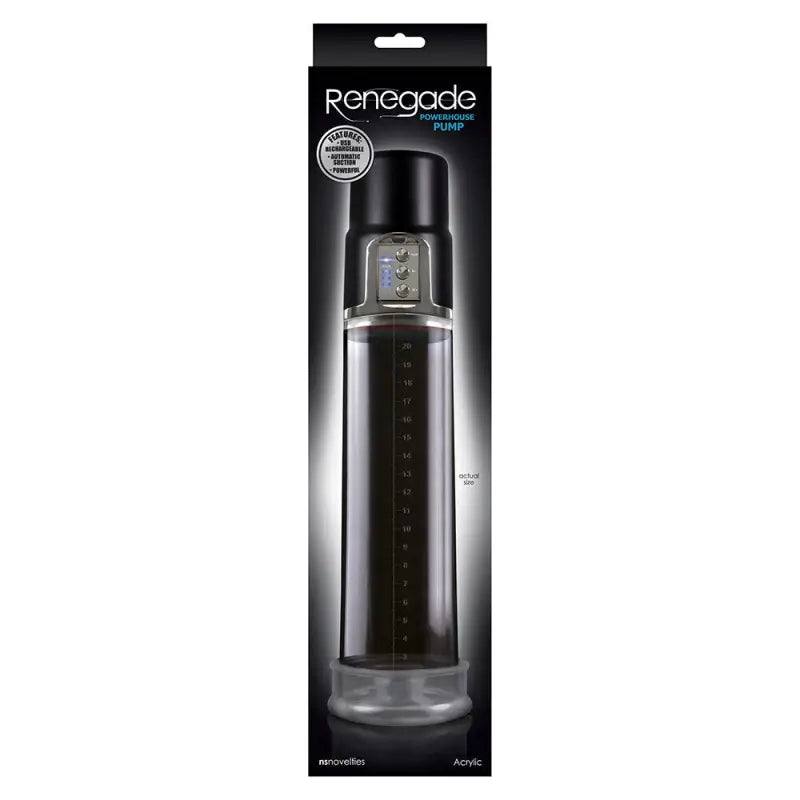 Experience Unmatched Power with the Renegade Powerhouse Pump Rechargeable