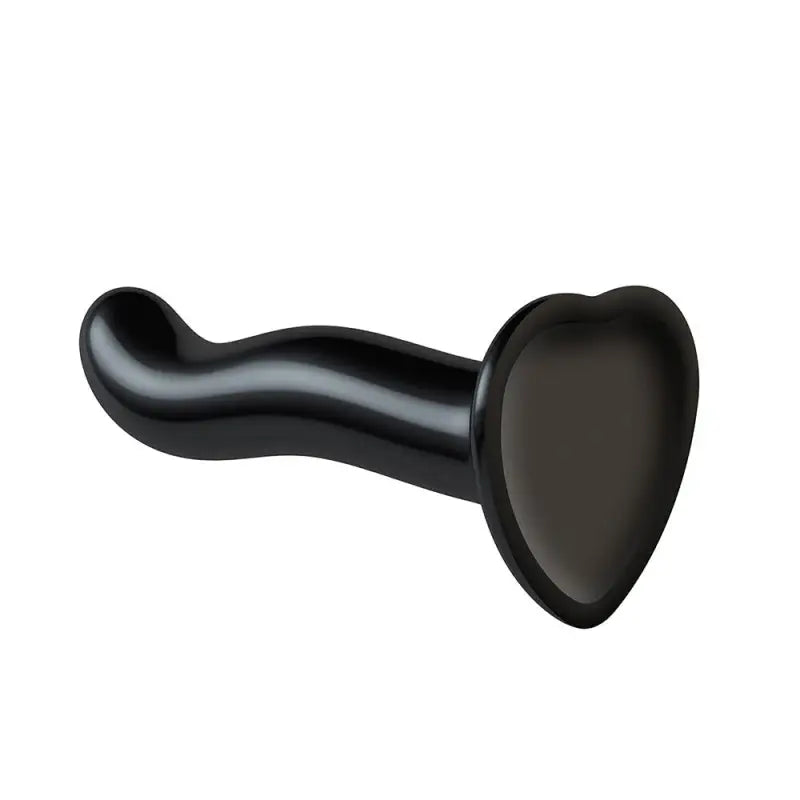 Experience Unmatched Sensation with Curved Dildo Medium Black