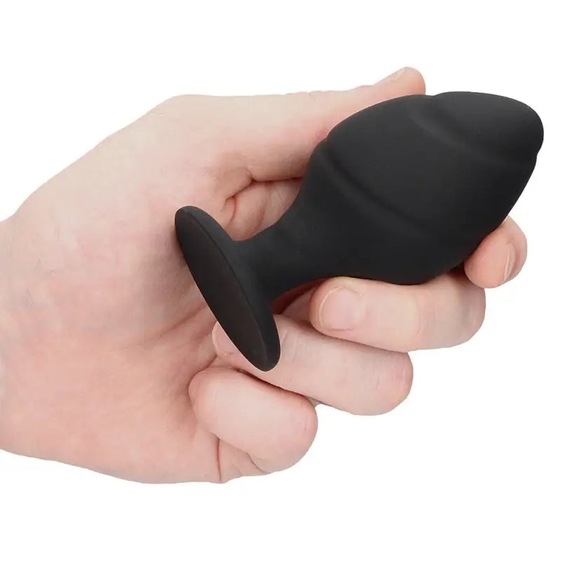 Explore the Ouch Silicone Swirled Butt Plug Set Black for Ultimate Pleasure