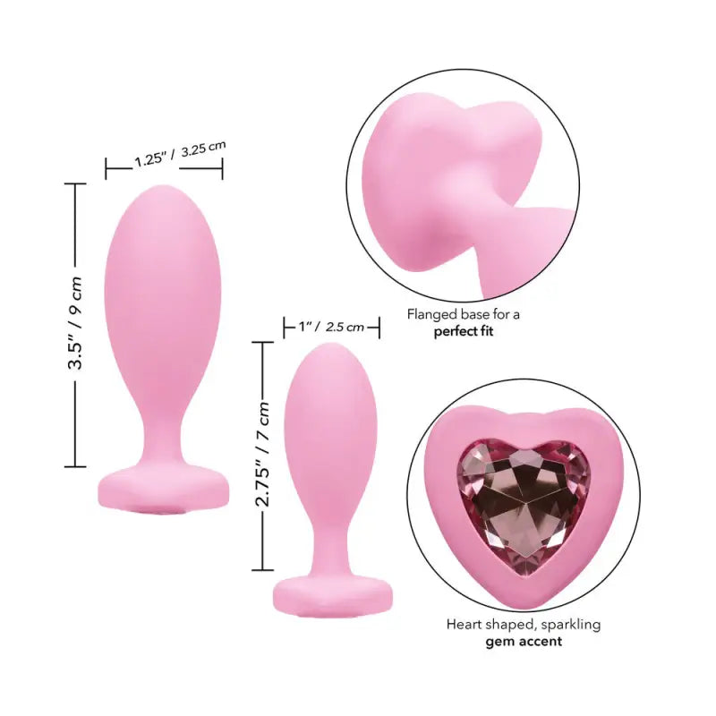 Exquisite Time Crystal Booty Duo Butt Plugs for Unique Pleasure