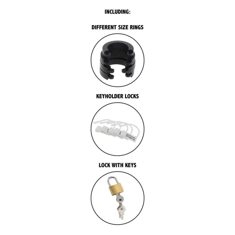 Extreme Chastity Silicone for Hidden Desire Extreme Male Bondage Gear