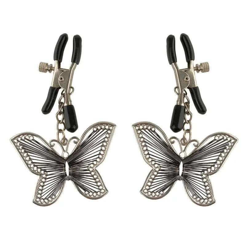 Fetish Fantasy Series Butterfly Nipple Clamps for Bondage Enthusiasts