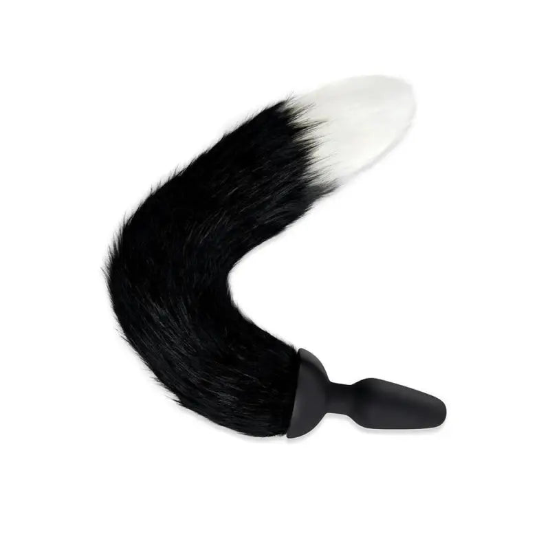 Furry Tales Vibrating Butt Plug with Remote and Faux Fur Tail