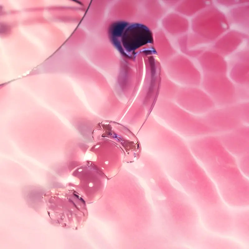 Glaze Glass Rosebud GSpot Dildo for Maximum Pleasure and Comfort