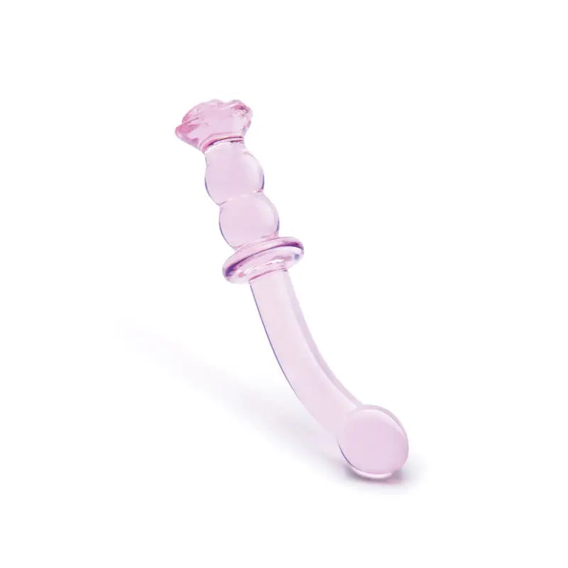 Glaze Glass Rosebud GSpot Dildo for Maximum Pleasure and Comfort