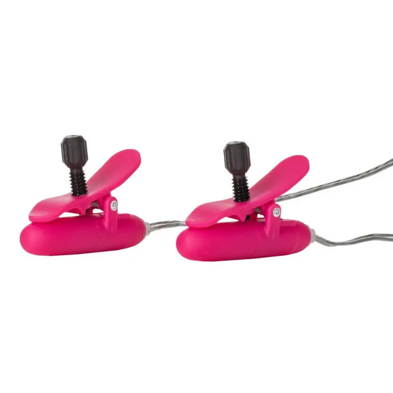 Heated Vibrating Nipple Teasers Pink for Ultimate Pleasure