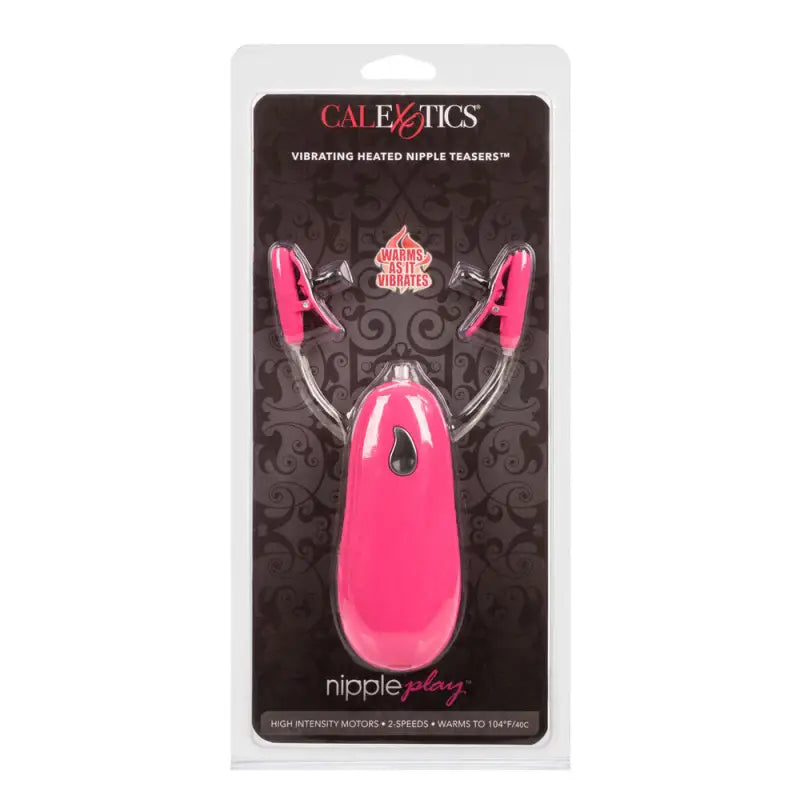 Heated Vibrating Nipple Teasers Pink for Ultimate Pleasure