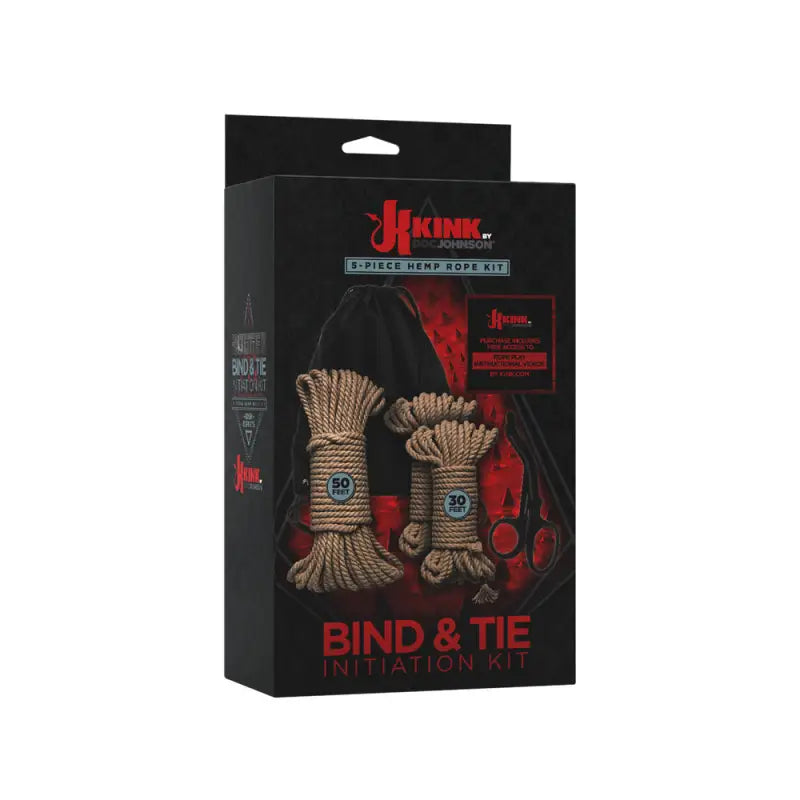 Hemp Rope Kit for Kink Bind and Rope Play Restraints
