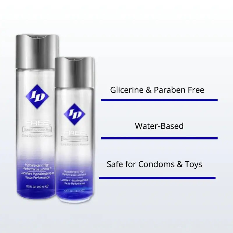 ID Free Hypoallergenic Waterbased Lubricant 130ml for Ultimate Comfort