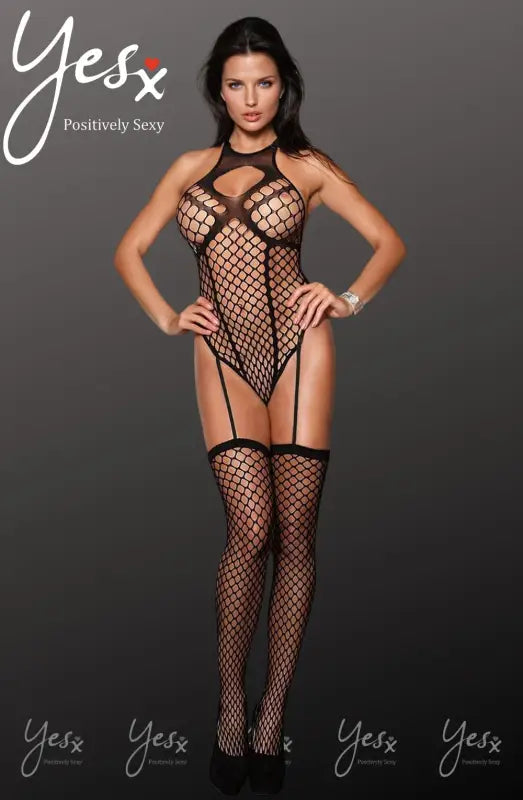 Ignite Passion with the YesX YX863 Flirty Fishnet Bodystocking