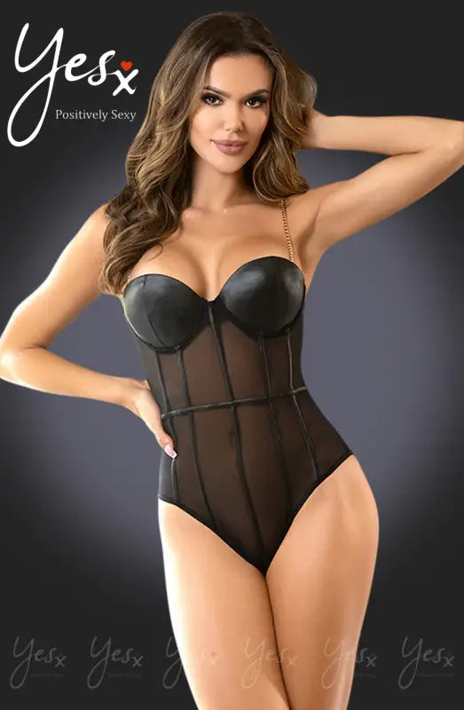 Ignite Passion with the YesX YX988 Bodysuit Black for Ultimate Confidence