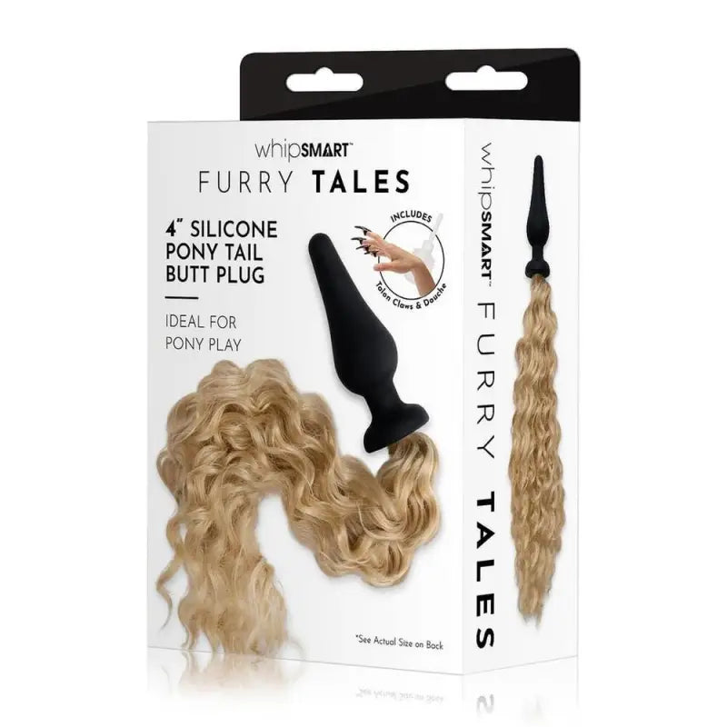 Immerse Yourself in Sensory Play with Furry Tales Silicone Pony Tail Butt Plug