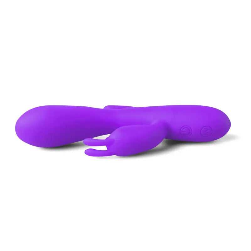 Indulge in Bliss with the Double Bunny 12 Speed Silicone Vibe Purple