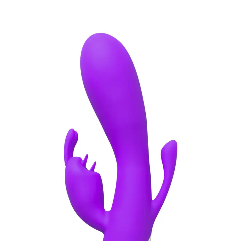 Indulge in Bliss with the Double Bunny 12 Speed Silicone Vibe Purple