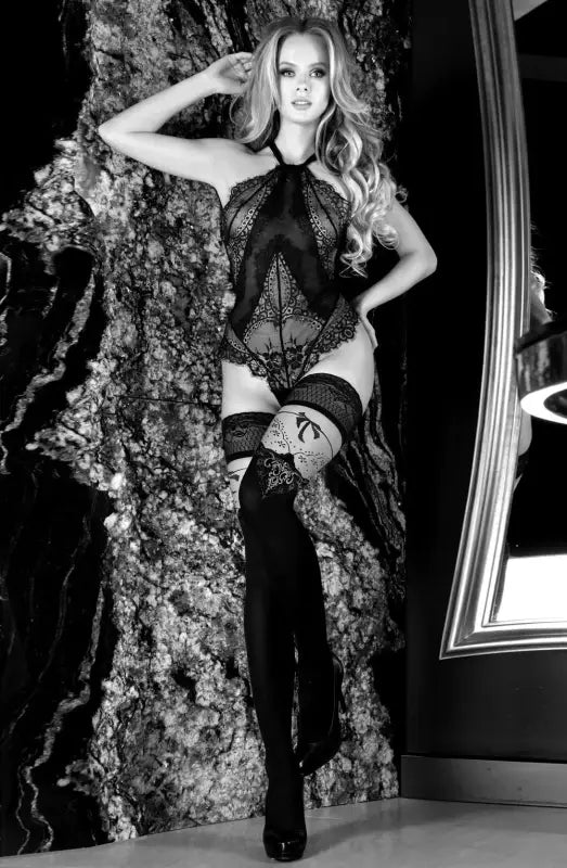 Indulge in Elegance with Gold Elixir Black Skin Hold Ups