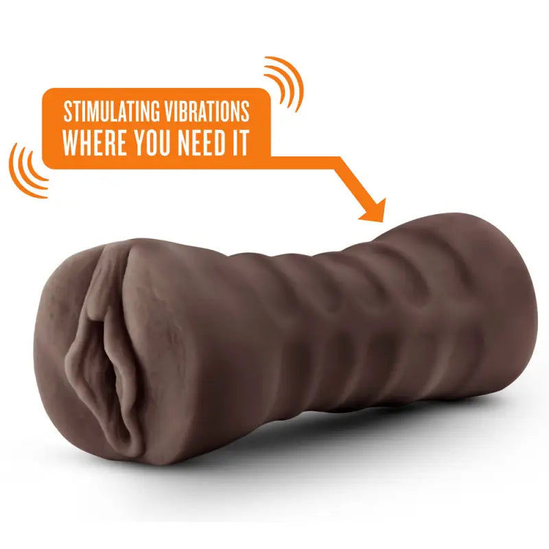 Indulge in Pleasure with Hot Chocolate Alexis Vagina Vibrating Masturbator