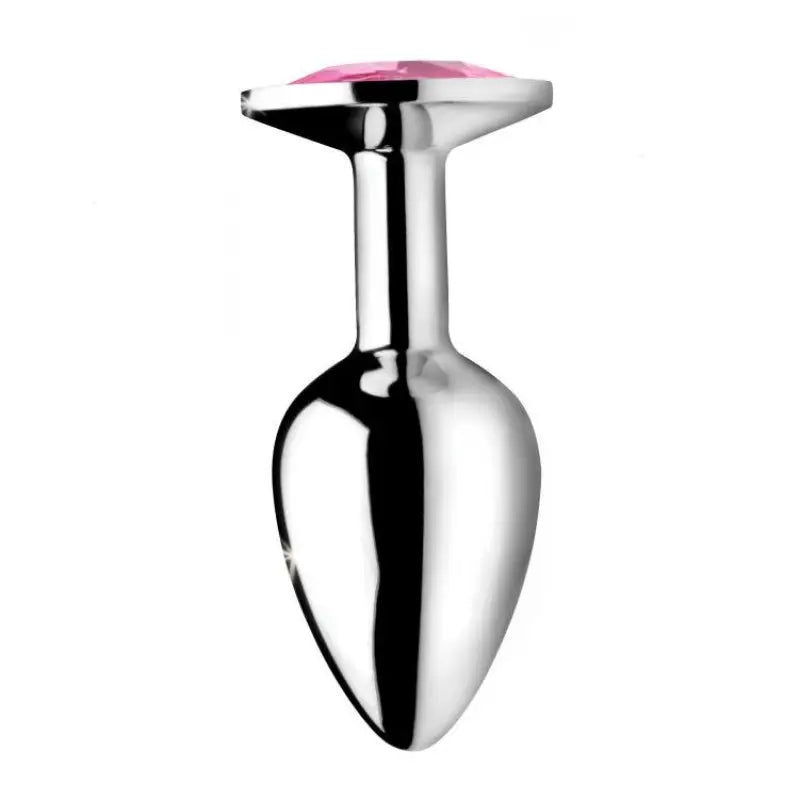 Indulge in Pleasure with the Booty Sparks Pink Gem Medium Anal Plug