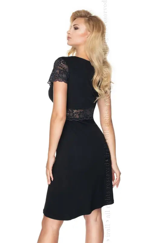 Indulge in the Elegance of Irall Cameron Nightdress Black S-XL