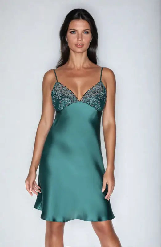 Irall Emerald II Nightdress Dark Green for Unforgettable Evenings