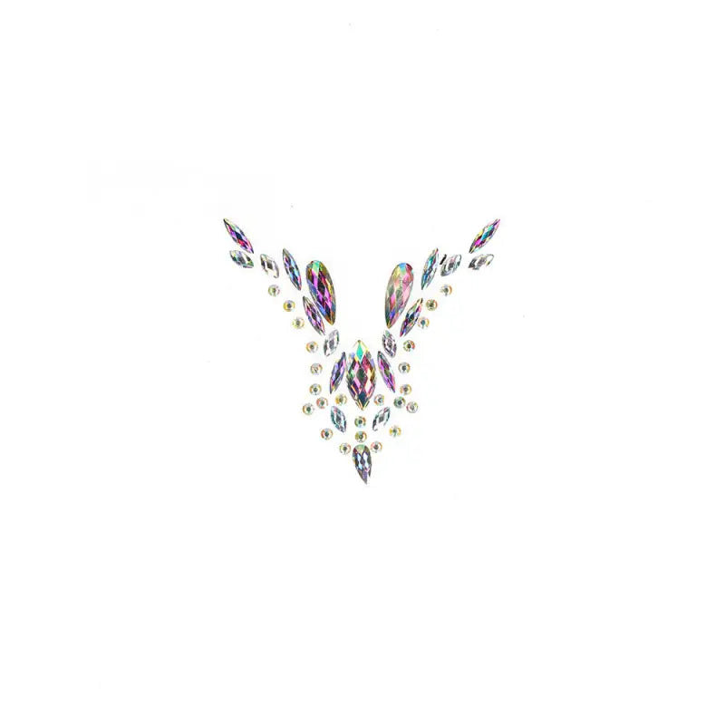 Le Desir Dazzling DeepV Cleavage Bling Sticker for Glamorous Looks