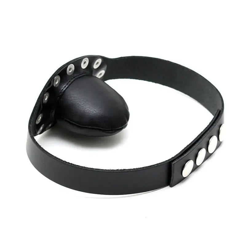 Leather Gag with Studs for Ultimate Comfort and Excitement