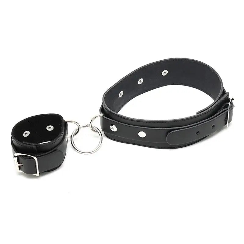 Leather Wrist and Leg Cuff for Enhanced Bondage Experiences