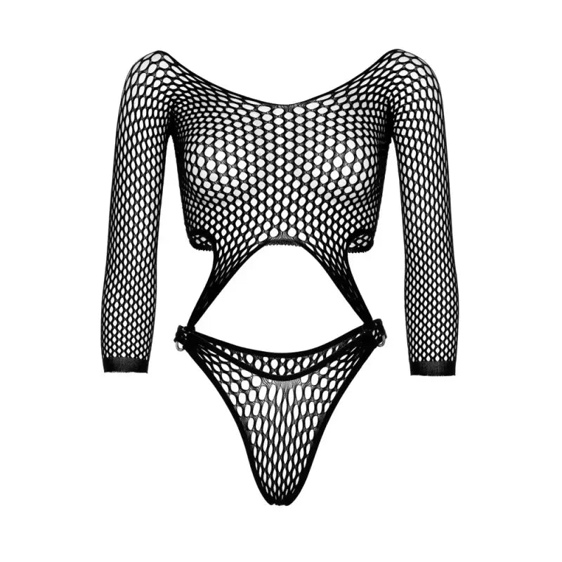 Leg Avenue Black Thong Bodysuit for Stylish Playtime