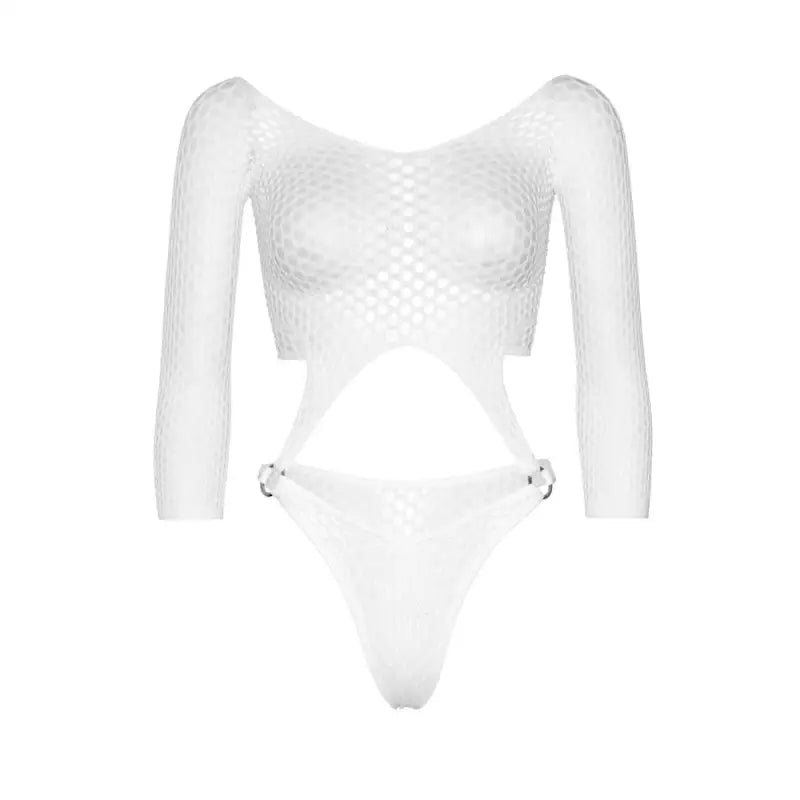 Leg Avenue Thong White Bodysuit for Stylish Outfits