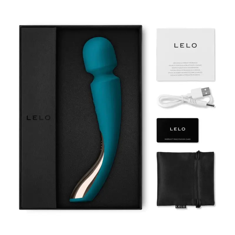 Lelo Smart Wand Med Ocean Blue Luxurious Full-Body Massager