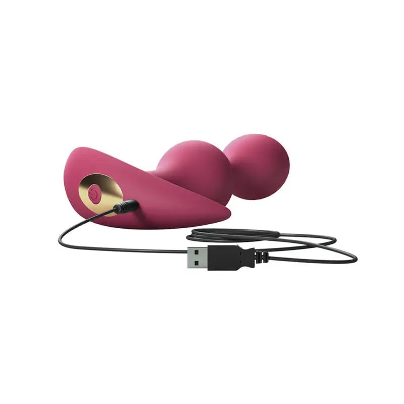 Love Twinny Bud Vibrating Butt Plug for Anal Pleasure