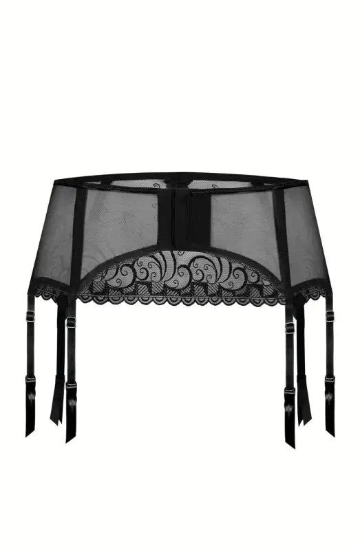 Luxurious Roza Anuk Suspender Belt Black for Ultimate Comfort