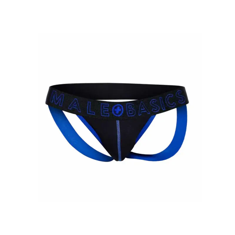 Male Basics Neon Briefs in Neon Jock Blue