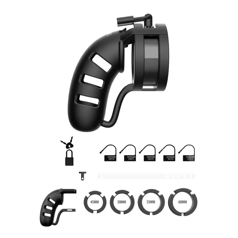 Male Chastity Cage with Ball Splitter for Comfortable Bondage Gear