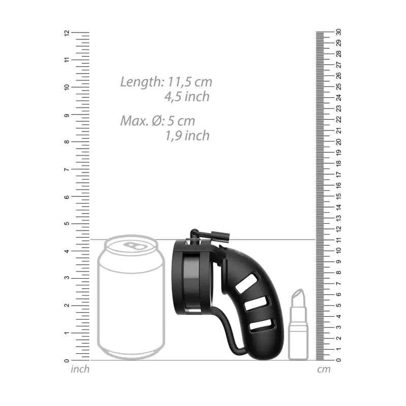 Male Chastity Cage with Ball Splitter for Comfortable Bondage Gear
