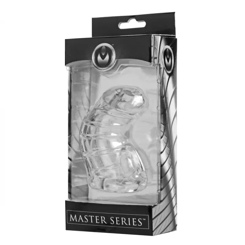 Master Series Detained Soft Body Chastity Cage for Male Bondage